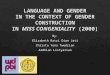 Language and Gender in The Context Of Gender Construction In Miss Congeniality (2000)