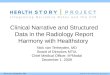 Clinical Narrative And Structured Data In The Radiology Report Harmony With Healthstory   Rsna 2009 Presentation