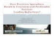 Does precision agriculture result