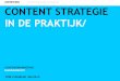 Content kings   rob punselie - contentstrategie in de praktijk handout - UBS Utrecht Business School
