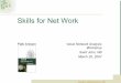 Skills for Net Work by Patti Anklam