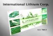 International Lithium Presentation September 2014