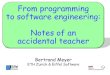 From programming to software engineering: ICSE keynote slides available