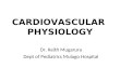 Cardiac physiology dr keith mugarura