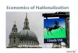 Economics of Nationalisation