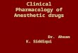 13236530 Anesthesia Pharmacology