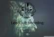 Leo club meeting oct7