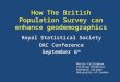 How The British Population Survey can enhance geodemographics
