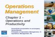 Operaton management chap 1 by RAJA ZEESHAN