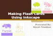 Making Flashcards using Inkscape Software