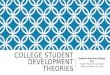 College Student Development Theories