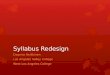 Syllabus redesign presentation