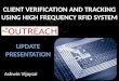 Intern Update 3 - Sept\'09 - RFID tracking