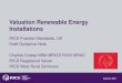 Renewable Energy Valuation Briefing