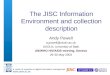 The JISC Information Environment and collection description