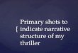 Narrative structure for thriller