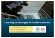 Learning technologies in mobile scenarios (By Magí Almirall)