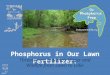 Phosphorus in Our Lawn Fertilizer: Threatening Indiana's Water from Lawn to Lake