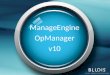 Presentazione ManageEngine OpManager v10 (Server & Network Monitoring)