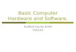 Basic computer hardware and software