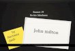 John milton,on his blindness