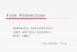 Fire Protection Hydraulic Calculations