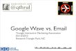 Google Wave vs. Email