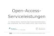 Open-Access-Serviceleistungen - Open-Access-Tage Berlin