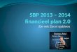 Financieel plan sbp 2013 2014 update 2
