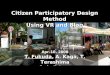 Citizen Participatory Design Method Using VR and Blog