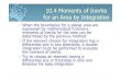 6161103 10.4 moments of inertia for an area by integration