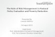 The role of risk management in pastoral policy evaluation and poverty reduction