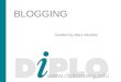 Webinar - blogging