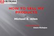 How to sell my products