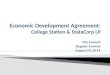 Economic Development Agreement with Stata Corp