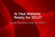 Is Your Website Ready for 2011?