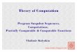 Theory of Computation (Fall 2014): Program Snapshot Sequences, Computations, Partially Computable & Computable Functions, Macro Expansion
