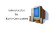 CBSE Class-5 lesson 1 Introduction to Early Computers