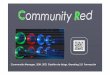 Presentación Community Red 3.0