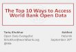 Top 10 Ways to Access World Bank Data - #okfest #opendev lightening talk