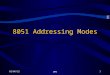 8051 addressing modes