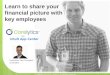 How to share the picture of financial performance with key employees