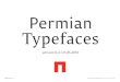 Permian Typefaces
