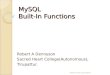MySQL Built-In Functions