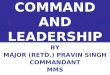 Command and leadership