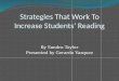 Final project   strategies that work to increase students’ reading