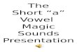 The short a vowel magic sounds presentation