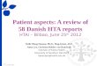 Patient aspects: A review of 58 Danish HTA reports