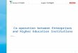 Cooperation between enterprises and higher education institutions