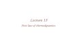 Lecture 15   first law of thermodynamics